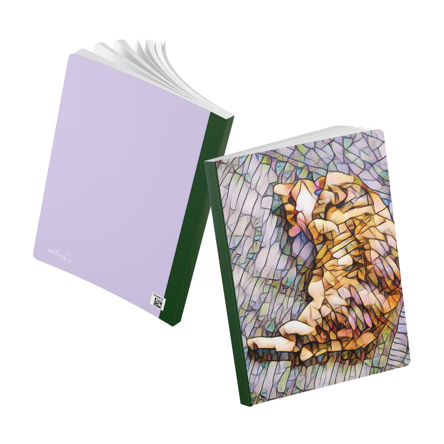 Softcover Journal - Kitty Curl