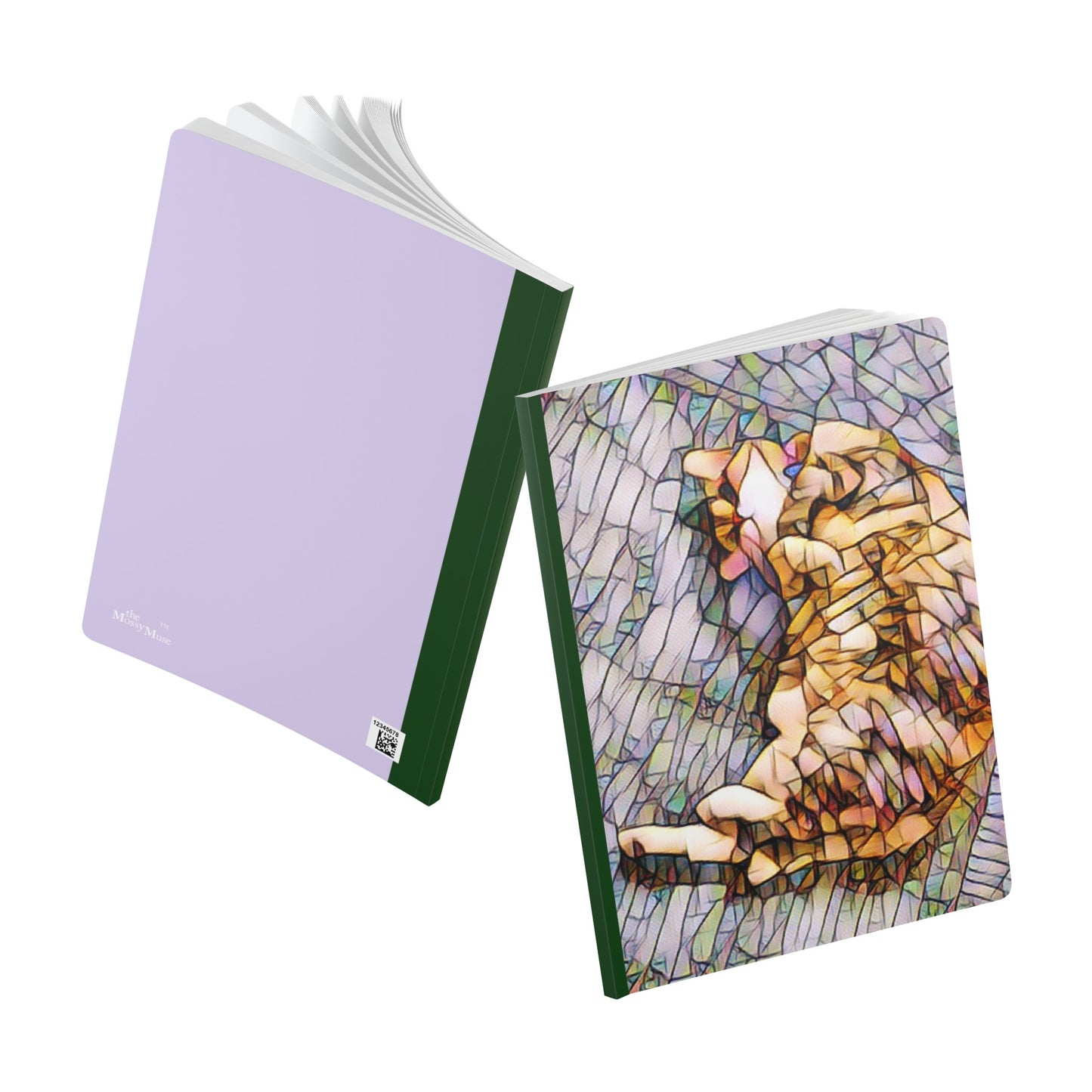 Softcover Journal - Kitty Curl